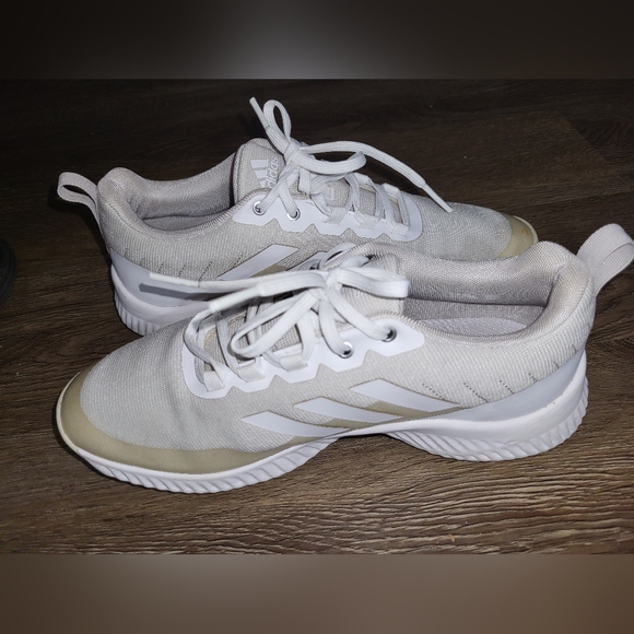 ADIDAS RESPONSE BOUNCE 2.0 SPIKELESS GOLF SHOES CREAM WHITE WOMENS 5.5 - Picture 7 of 10